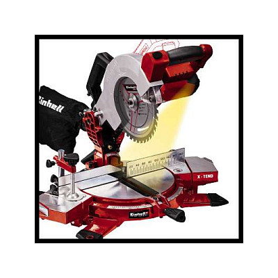 Einhell TE-MS 18/210 Li Solo Sierra Ingletadora a Batería, 210mm, 3000 RPM, Batería Ión de Litio Einhell TE-MS 18/210 Li Solo Sierra Ingletadora a Batería, 210mm, 3000 RPM, Batería Ión de Litio