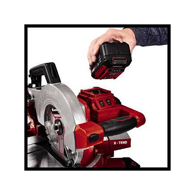 Einhell TE-MS 18/210 Li Solo Sierra Ingletadora a Batería, 210mm, 3000 RPM, Batería Ión de Litio Einhell TE-MS 18/210 Li Solo Sierra Ingletadora a Batería, 210mm, 3000 RPM, Batería Ión de Litio