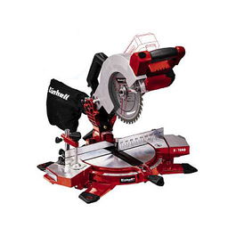 Einhell TE-MS 18/210 Li Solo Sierra Ingletadora a Batería, 210mm, 3000 RPM, Batería Ión de Litio