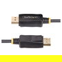 StarTech Cable Adaptador DisplayPort a HDMI 3m 4K 60Hz HDR DP a HDMI 2.0b Convertidor Activo de Vídeo Macho a Macho Negro Chapado en Oro