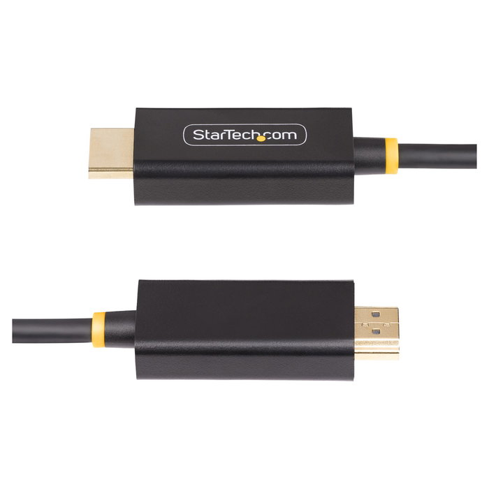 StarTech Cable Adaptador DisplayPort a HDMI 3m 4K 60Hz HDR DP a HDMI 2.0b Convertidor Activo de Vídeo Macho a Macho Negro Chapado en Oro StarTech Cable Adaptador DisplayPort a HDMI 3m 4K 60Hz HDR DP a HDMI 2.0b Convertidor Activo de Vídeo Macho a Macho Negro Chapado en Oro
