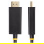 StarTech Cable Adaptador DisplayPort a HDMI 3m 4K 60Hz HDR DP a HDMI 2.0b Convertidor Activo de Vídeo Macho a Macho Negro Chapado en Oro