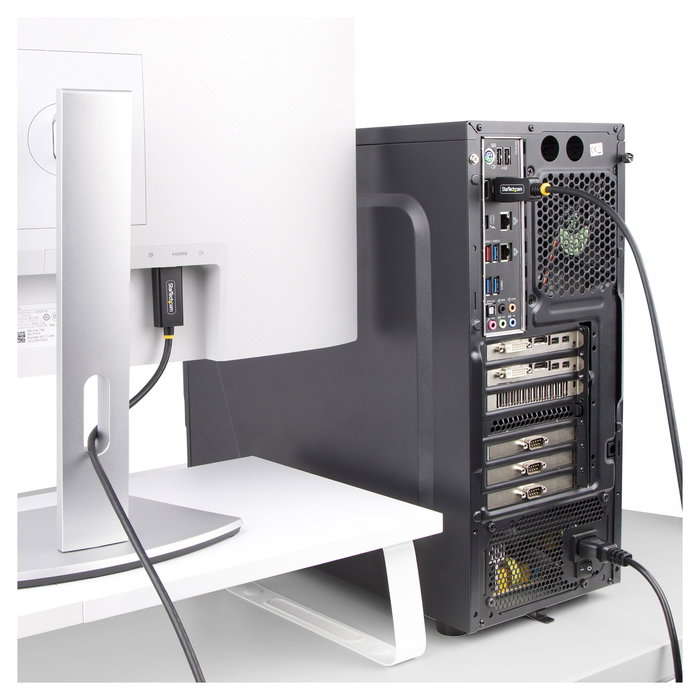 StarTech Cable Adaptador DisplayPort a HDMI 3m 4K 60Hz HDR DP a HDMI 2.0b Convertidor Activo de Vídeo Macho a Macho Negro Chapado en Oro StarTech Cable Adaptador DisplayPort a HDMI 3m 4K 60Hz HDR DP a HDMI 2.0b Convertidor Activo de Vídeo Macho a Macho Negro Chapado en Oro