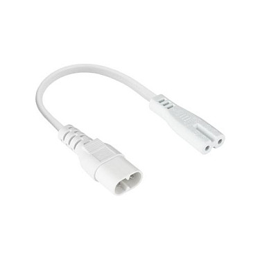 Kabelmeister Adaptador de extensión Euro C8 a C7 de 20 cm Kabelmeister Adaptador de extensión Euro C8 a C7 de 20 cm