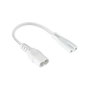 Kabelmeister Adaptador de extensión Euro C8 a C7 de 20 cm