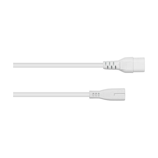 Kabelmeister Adaptador de extensión Euro C8 a C7 de 20 cm Kabelmeister Adaptador de extensión Euro C8 a C7 de 20 cm