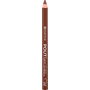 Essence POUTLINE SOFT GLIDE Perfilador de Labios Lápiz Delineador 0.62g - #04 Cocoa Me Crazy, Tono Nude Malva, Textura Cremosa, Volumen, Madera Afilada