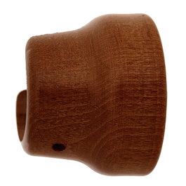 RIEL CHYC Soporte Madera Liso Lateral Nogal ø28x42 mm
