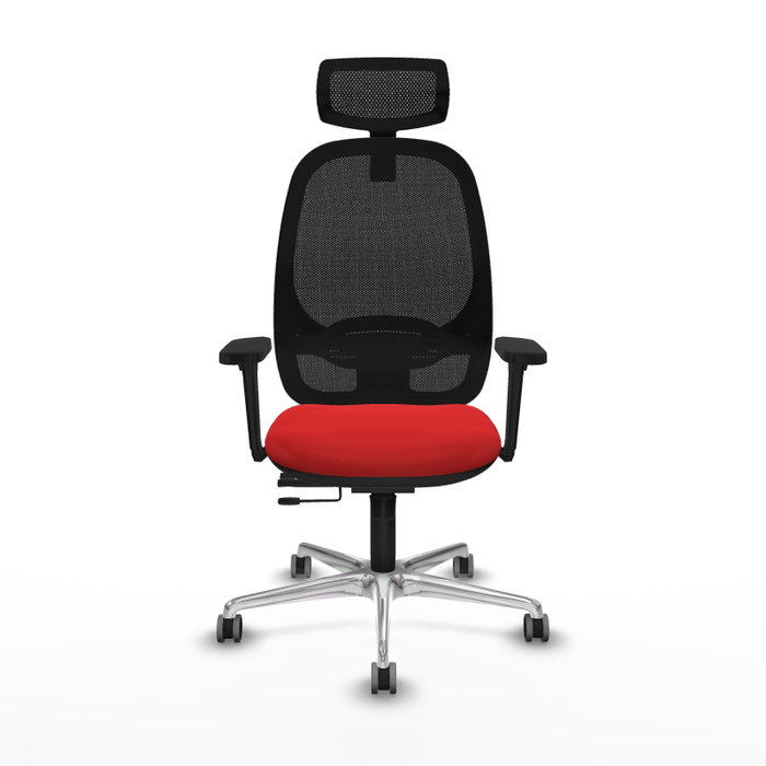 PIQUERAS Y CRESPO Silla de oficina Cilanco con mecanismo Sincro/Traslack, Rojo y Negro PIQUERAS Y CRESPO Silla de oficina Cilanco con mecanismo Sincro/Traslack, Rojo y Negro