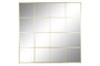 DKD Home Decor Espejo Ventana Dorado de Hierro y Cristal 122x122 cm