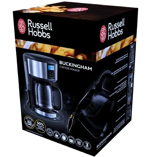 Russell Hobbs 20680-56 Buckingham Cafetera de Goteo con Jarra de Vidrio Russell Hobbs 20680-56 Buckingham Cafetera de Goteo con Jarra de Vidrio