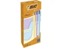 Bic Bolígrafo 4 Colores Pastel Caja de 12 Unidades