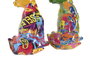 DKD Home Decor Set de 2 Figuras de Resina Chihuahua Multicolor