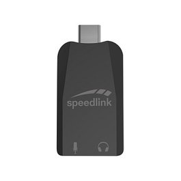 Speedlink VIGO USB-C Soundkarte, Negro
