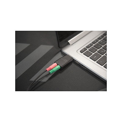 Speedlink VIGO USB-C Soundkarte, Negro