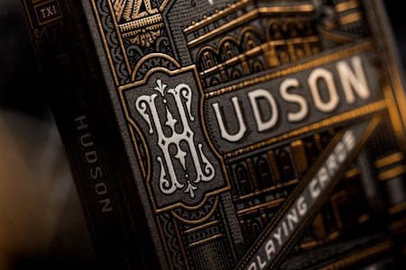 Theory 11 Baraja de cartas Hudson negro