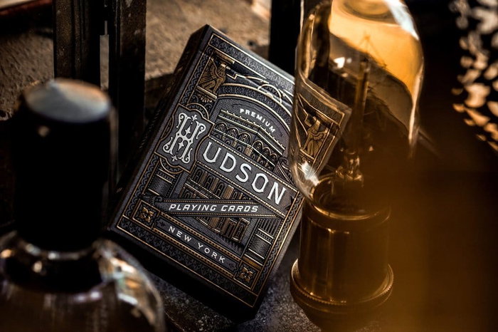 Theory 11 Baraja de cartas Hudson negro