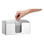 Bartscher ILZF20 Dispensador de toallas de papel plata