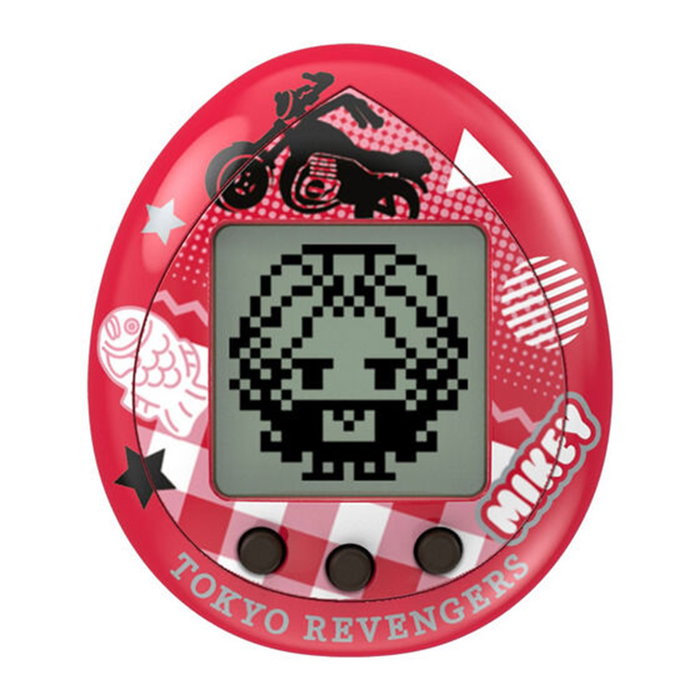 BANDAI Figura soporte Manjiro + Tamagotchi Hugmy Tokyo Revengers