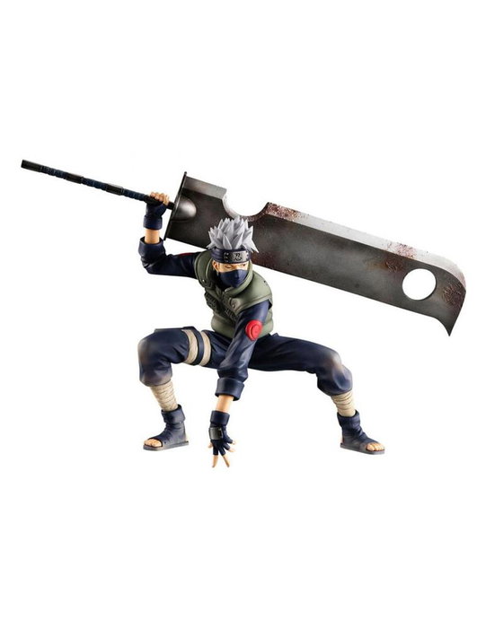 Megahouse Figura Gem Series Naruto Kakashi Hatake Great Ninja War 15th Anniversary PVC 15cm