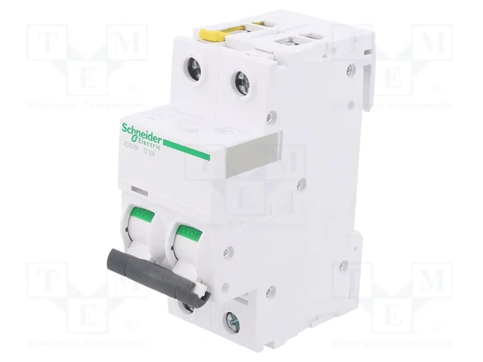 SCHNEIDER ELECTRIC Interruptor magnetotérmico ACTI9 iC60N 2A 2P Característica D SCHNEIDER ELECTRIC Interruptor magnetotérmico ACTI9 iC60N 2A 2P Característica D