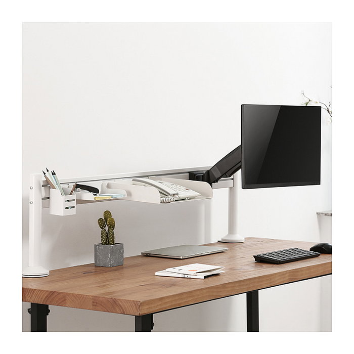 LogiLink Brazo para Monitor con Resorte de Gas para Slatwall, 13-27 pulgadas LogiLink Brazo para Monitor con Resorte de Gas para Slatwall, 13-27 pulgadas