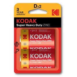 Kodak Pilas Extra Heavy-Duty Salina D R20 Blíster x2