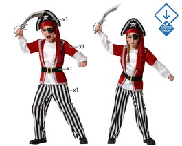 Disfraz Pirata Corsario Multicolor