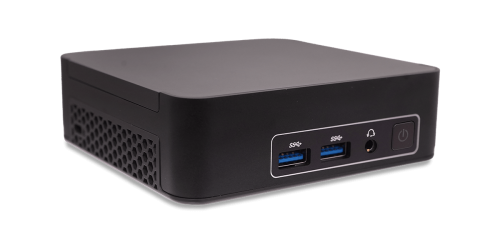 AOpen Mini PC DEN5128 490.ON600.0250 | Intel i7-1260P vPro, 512GB SSD, 16GB DDR4, Windows 11 Pro, WiFi+BT