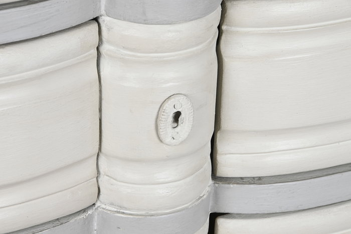 Comoda Item Home DKD Home Decor Gris Claro 50.5x91x140 cm