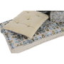 DKD Home Decor Sillon Set 4 Algodon Azul y Beige
