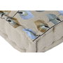 DKD Home Decor Sillon Set 4 Algodon Azul y Beige