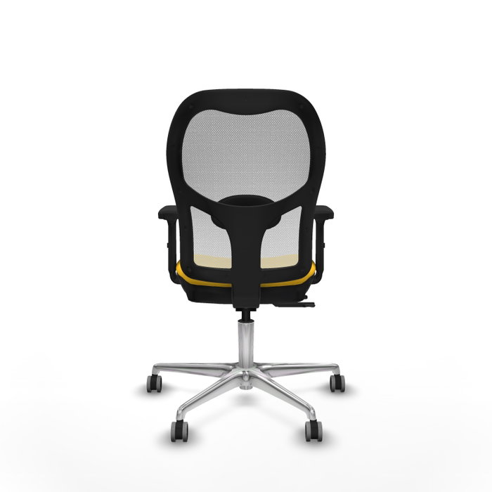 PIQUERAS Y CRESPO Silla de oficina Jorquera Amarillo y Blanco PIQUERAS Y CRESPO Silla de oficina Jorquera Amarillo y Blanco