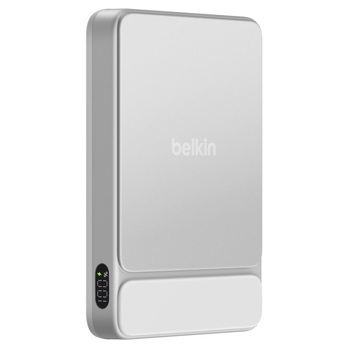 Belkin UltraCharge Pro Slim Magnetic Power Bank 10K Qi2 25W PD30W Plata