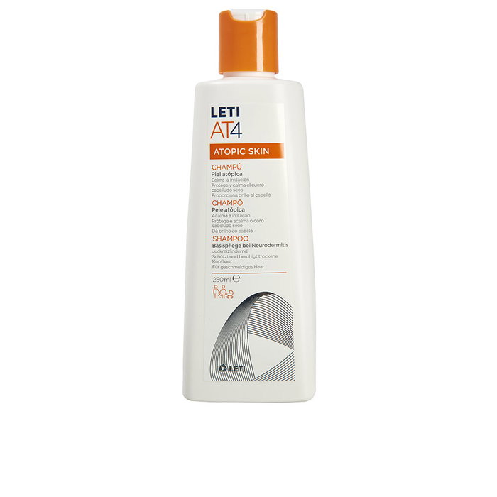Leti Pharma LETIAT4 Champú Atopic Skin 100 ml - Higiene suave para cuero cabelludo atópico, ideal para adultos y niños Leti Pharma LETIAT4 Champú Atopic Skin 100 ml - Higiene suave para cuero cabelludo atópico, ideal para adultos y niños