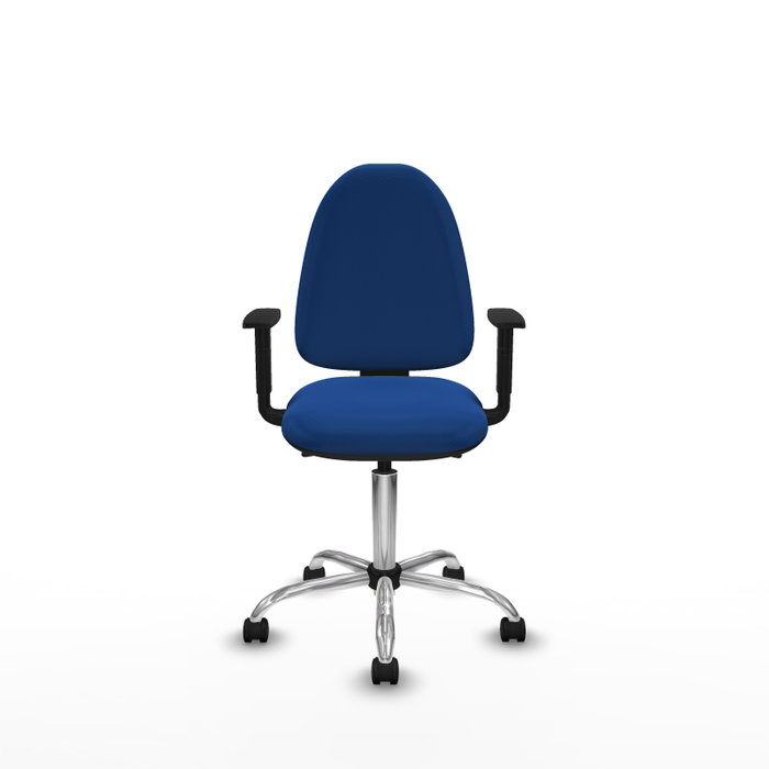 PIQUERAS Y CRESPO Silla de oficina Aýna Azul con mecanismo Asincro