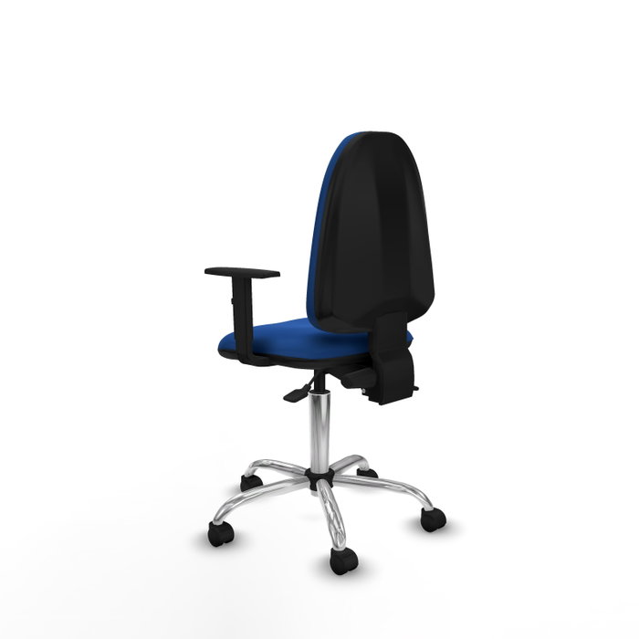 PIQUERAS Y CRESPO Silla de oficina Aýna Azul con mecanismo Asincro