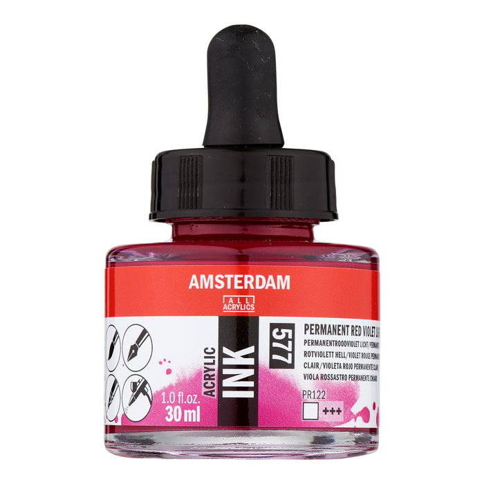 Amsterdam Tinta Acrílica Violeta Rojo Permanente Claro 577 30 ml Amsterdam Tinta Acrílica Violeta Rojo Permanente Claro 577 30 ml