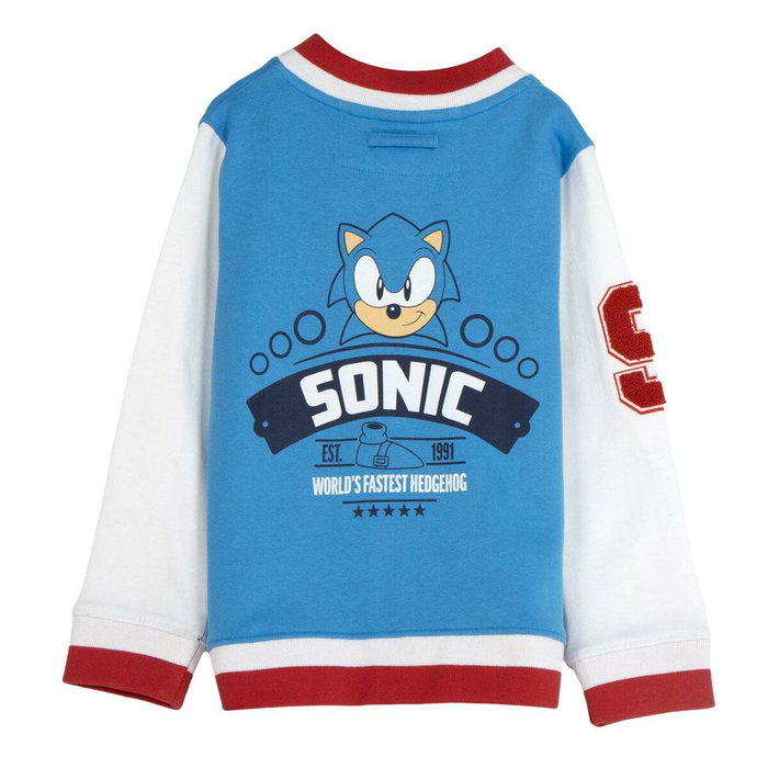 Cerdá Chaqueta Cotton Brushed Baseball Sonic 10 Años Azul Cerdá Chaqueta Cotton Brushed Baseball Sonic 10 Años Azul
