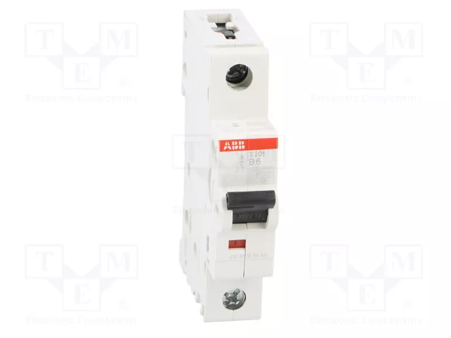 ABB S201-B6 62 1-polig GH S201 0001 R0065 Disyuntor en miniatura ABB S201-B6 62 1-polig GH S201 0001 R0065 Disyuntor en miniatura