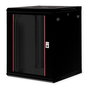 ROLINE Bastidor de pared 15HE 600x600x779mm 19" Negro 80 kg max 26.21.0292 - Incluye rieles rack, puerta frontal vidrio, paneles laterales desmontables
