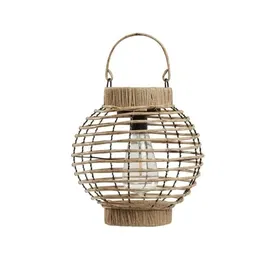 Smart Garden Farol Solar Terra, LED Blanco Cálido 5 Lúmenes, Beige Natural, Plástico 23 x 22.5 cm