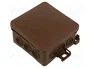 SIMET FASTBOX Caja de conexiones marrón empotrada