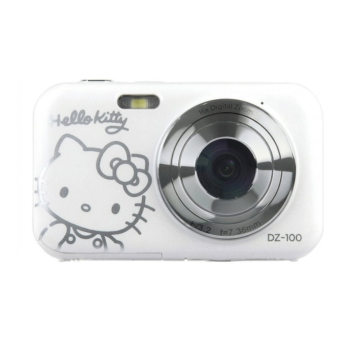 Yashica DZ-100 Cámara Compacta 44 MP Zoom Digital 16x Blanco Hello Kitty