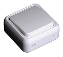 Simon Alfa Conmutador Simple Superficie Blanco MS131603