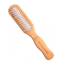BAMBOOVEMENT Cepillo Pelo de Bambú Alargado Desenreda Fácilmente Vegano Certificado FSC