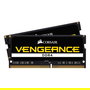 Corsair Vengeance Black 16GB Kit (2x8GB) DDR4 3200MHz CL22 SO-DIMM 260-pin Memoria para Portátil