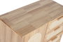 DKD Home Decor Buffet Rubberwood Ratan Natural