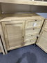DKD Home Decor Buffet Rubberwood Ratan Natural