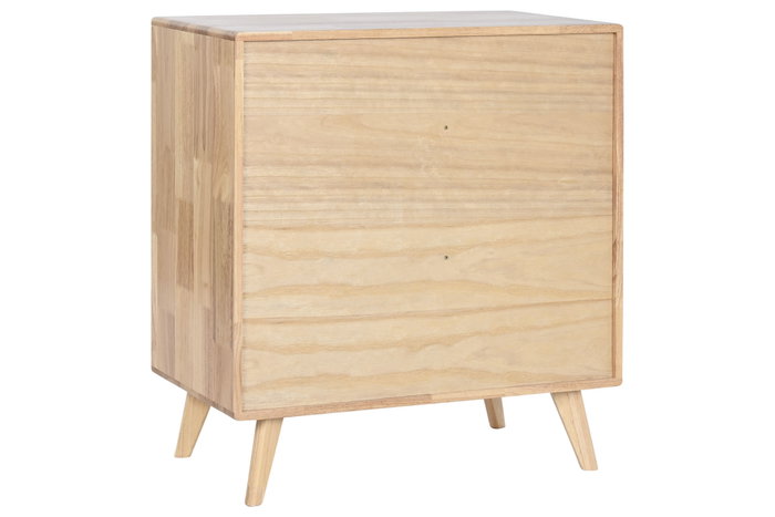 DKD Home Decor Buffet Rubberwood Ratan Natural